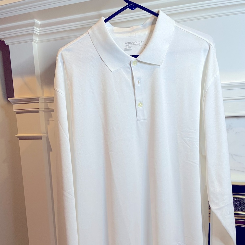 Nike long sleeve golf polo